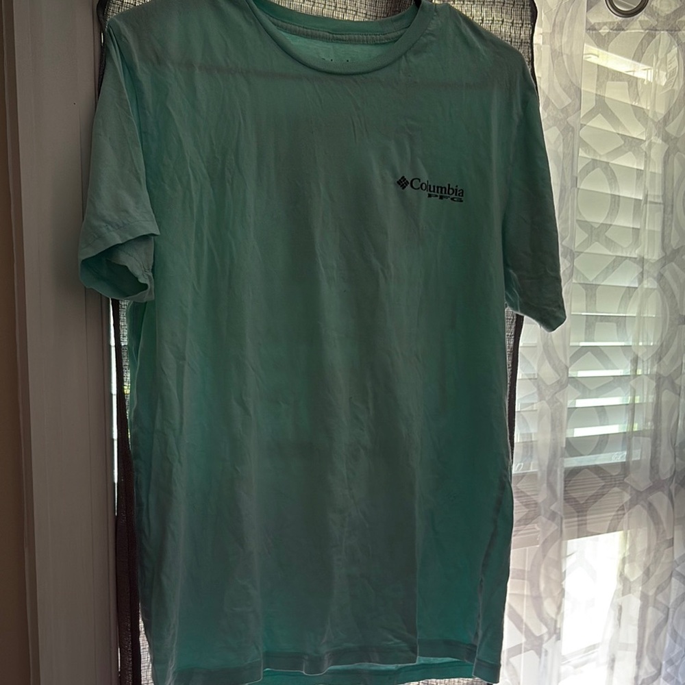 Columbia Men's Aqua T-Shirt